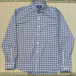 Wool & Prince 100% Wool Slim Fit Button Up Shirt Men's Size XL